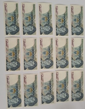 Banknoty PRL 1000zl