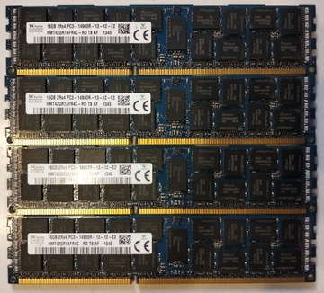 4x16GB PC3 14900R HYNIX MacPro 64GB DDR3