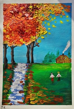 Obraz akrylowy (hand made) late summer