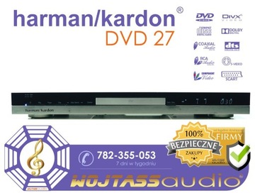 Odtwarzacz harman/kardon DVD27 DivX MP3 CD HK h/k