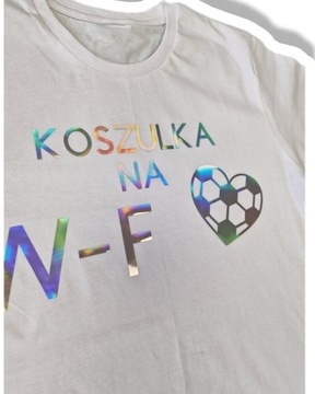 T-shirt na W-F dziewczęcy holo