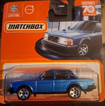 Matchbox 1986 volvo 240 samochodzik model