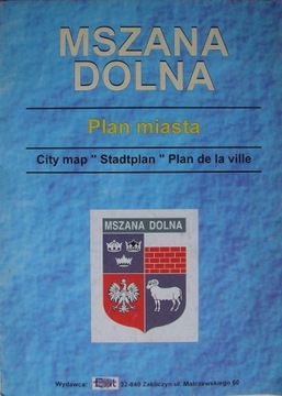 Mszana Dolna. Plan miasta. [b.r.w.]