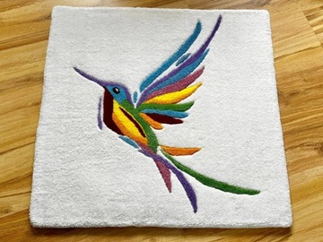 Dywan- rękodzieło - Koliber 