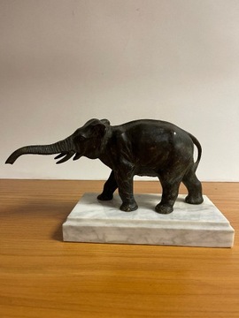 Figura - Słoń z brązu