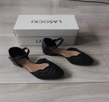 Baleriny Lasocki RST-KAJA-24 Black 37 czarne NOWE 