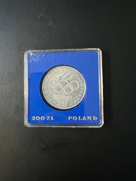 200 zł Igrzyska XXI Olimpiady 1976r.Ag625 
