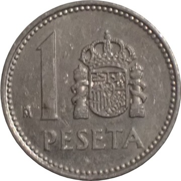 Hiszpania 1 peseta z 1986 roku - OBEJ. MOJĄ OFERTĘ