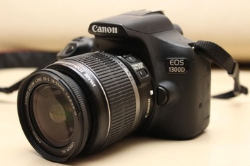Aparat lustrzanka Canon EOS 1300d + obiektyw 18-55
