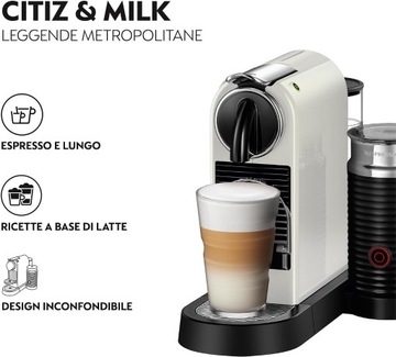 DeLonghi Nespresso Citiz&Milk ekspres kapsułki 