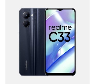 Smartfon realme C33 4/64GB-6,5"- 50 Mpix - czarny