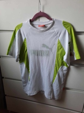 Koszulka T-shirt Puma sportowa sportowy zielona