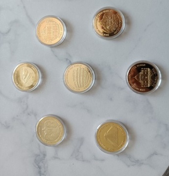 Kolekcja monet - siedem współczesnych cudów świata