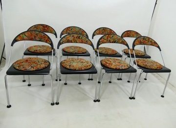  Komplet ośmiu krzeseł, Wiesner Hager, Austria 