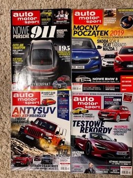 czasopismo AUTO MOTOR i SPORT 1-6 oraz 12 /2019