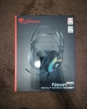 Słuchawki nauszne Genesis Neon 600 Nowe 