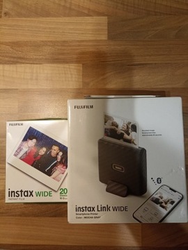 Drukarka Fujifilm Instax Link Wide + Gratis- NOWA