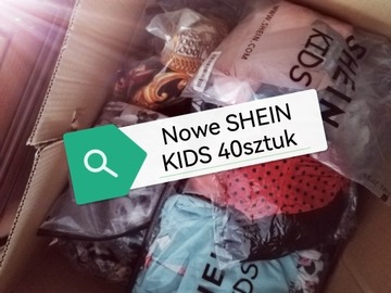 Mega paka ubrań Nowe SHEIN KIDS dziecięce 40 sztuk