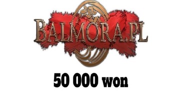 Balmora wony 50 000 won 50k won