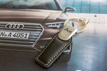 Skórzany brelok breloczek do kluczy Audi A6