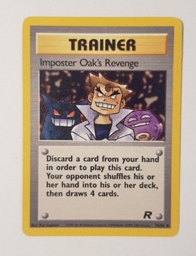 Karta Pokemon Trainer Imposter Oak's Revenge Rocke