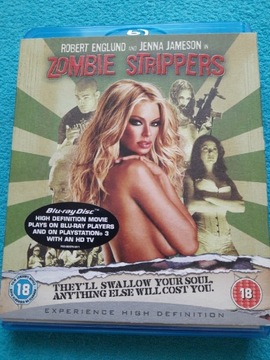 Bluray Blu-ray "Zombie Strippers" bez Pl Unikat 
