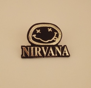 pin button przypinka metalowa Nirvana - Smile