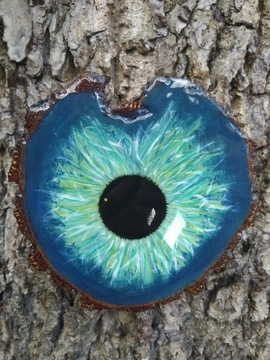 Oko obrazek akrylowy