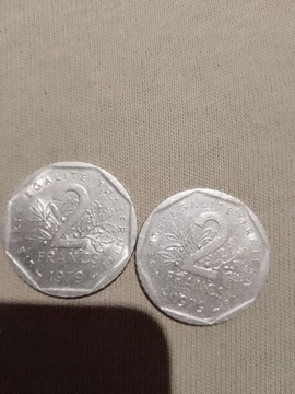 Moneta 2francs 1979 r