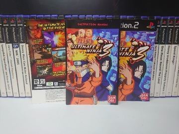 Naruto Ultimate Ninja 3 OKŁADKA KSIĄŻECZKA PS2