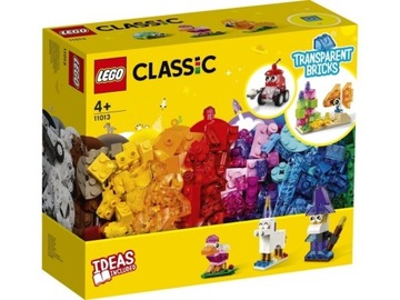 LEGO Classic 11013 Kreatywne przezroczyste klocki