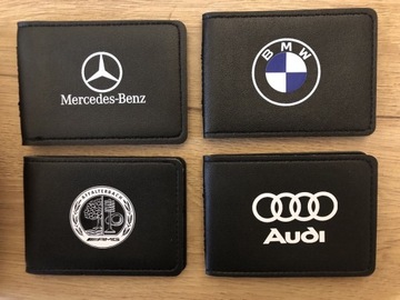 Etui skórzane na dokumenty Mercedes AMG Audi