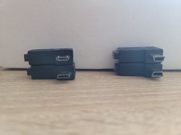 Adapter kątowy Micro USB i mini USB do micro USB