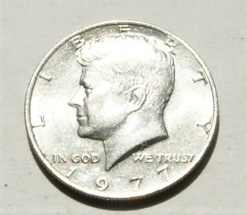 1/2 dolar 1977  half dollar Kennedy Stan!!!
