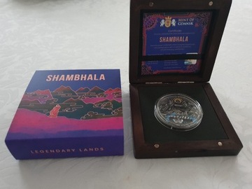 srebrna moneta Shambala