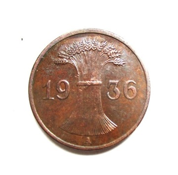 1 Pfennig 1936 r. A.  Niemcy