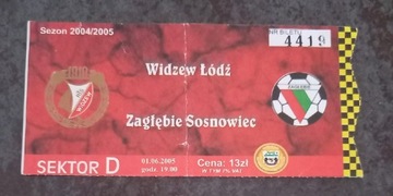 Widzew  - Zagłębie Sosnowiec 01.06.2005