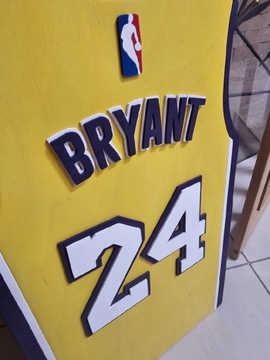 Praca w drewnie Kobe Bryant Jersey