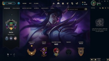 Konto LoL I EUNE I 68 Skinów I 323 lvl I 130 Champ