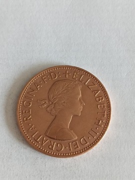 Wielka Brytania one  penny 1961