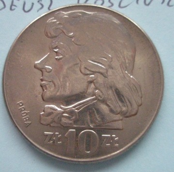 NIKIEL 10 złotych 1960 Kościuszko. St. 1
