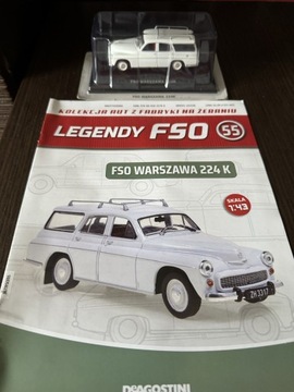 Warszawa 224K legendy fso deagostini nowy gazetka