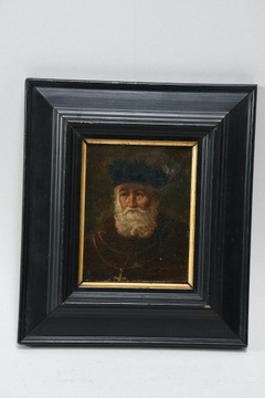 Obraz olejny portret XVIII wiek