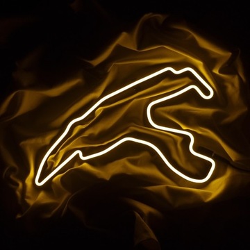NEON LED F1 tor Circuit de Spa-Francorchamps lampa
