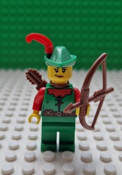 Lego figurka łuczniczka Forestman Castle 10305