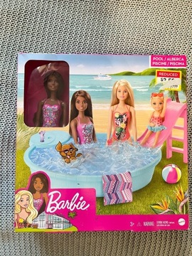 Lalka Barbie mulatka! Basen + Lalka GRATIS Mattel