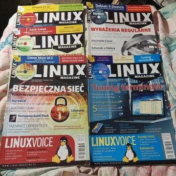 Linux Magazine PL 2017, 2018 + gratis Ubuntu 2xCD