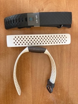 Pasek FitBit CHARGE 3 silikonowy czarny x 2