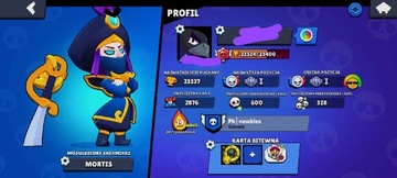 14.Konto Brawl Stars 23k | 53 Postacie | 29 Skinów