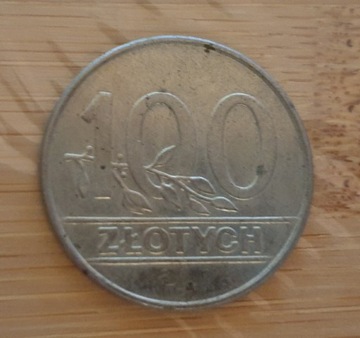 Moneta 100 zł. z 1990 - Polska